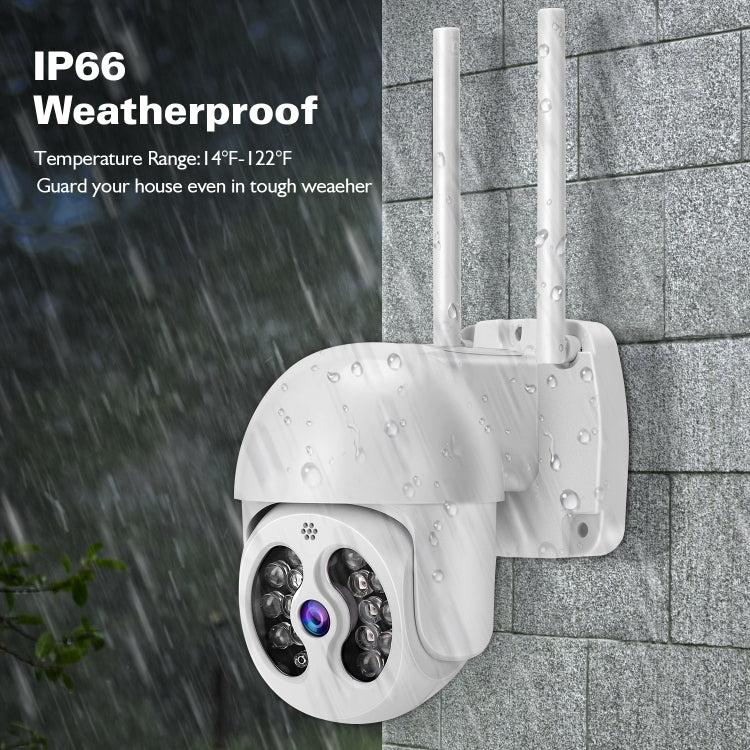 Tuya QX56 3.0 Million Pixels IP66 Waterproof 2.4G Wireless IP Camera, Support Amazon Alexa & Google Home & Motion Detection & Two-way Audio & Full Color Night Vision & TF Card, EU Plug, Support Amazon Alexa & Google Home Tuya QX56 3.0 Million Pixels IP66 Waterproof 2.4G Wireless IP Camera, Support Amazon Alexa & Google Home & Motion Detection & Two-way Audio & Full Color Night Vision & TF Card, EU Plug, Support Amazon Alexa & Google Home